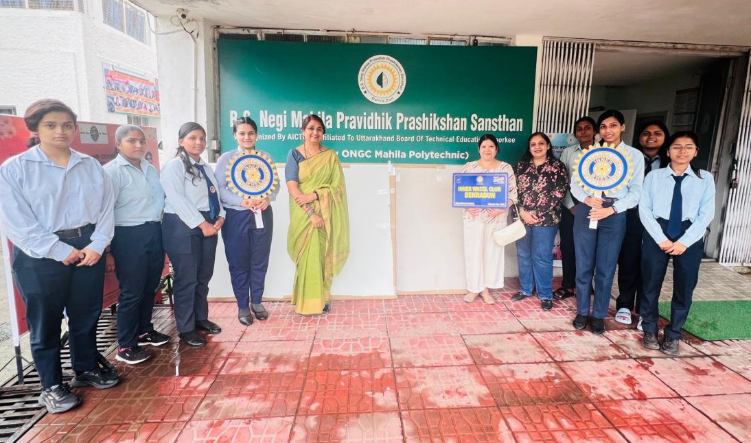 WHITE BOARDS DONATED BY INNER WHEEL ROTARY CLUB